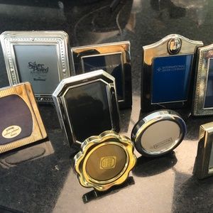 Collection of small frames.